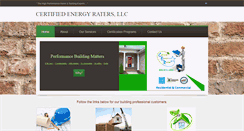 Desktop Screenshot of certifiedenergyraters.com